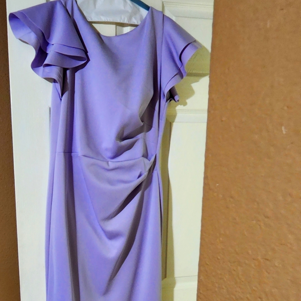 Long lavender dress